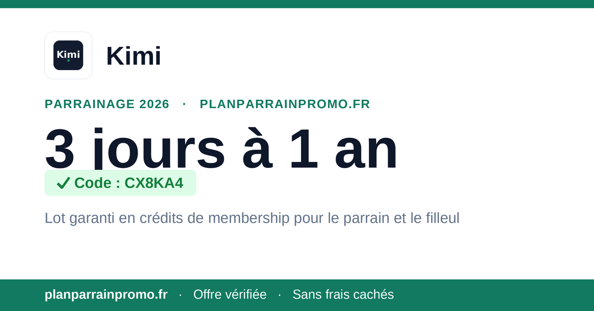 Kimi Referral Code 2026: Up to 1 Year of Credits