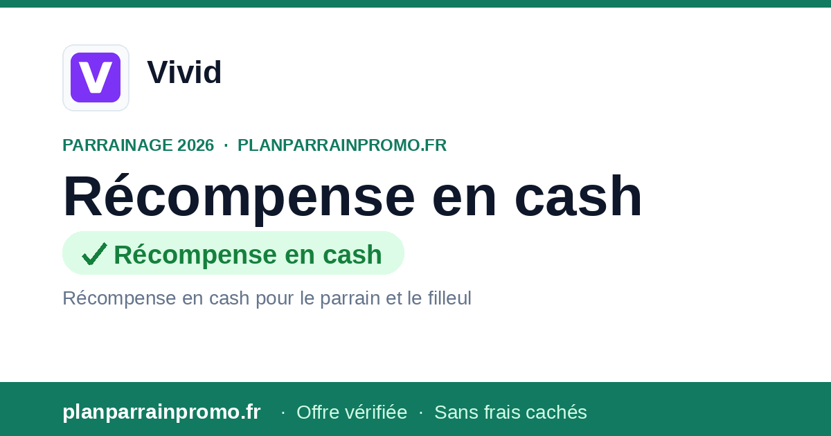 Referido Vivid 2026, cashback e inversión en acciones